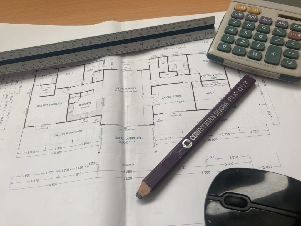 steel-frame-kit-home-planning-pencil